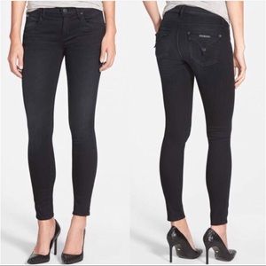 Hudson black skinny jeans